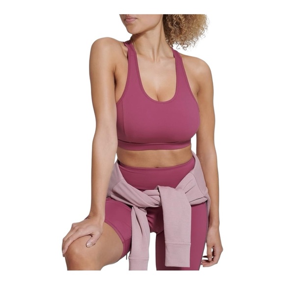 BASS OUTDOOR Women's Knit Bra Top Rose Active Sport Bra - Picture 1 of 8
